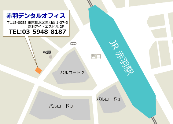 赤羽駅周辺地図