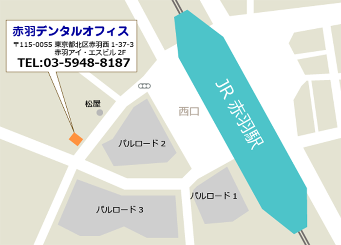 赤羽駅周辺地図